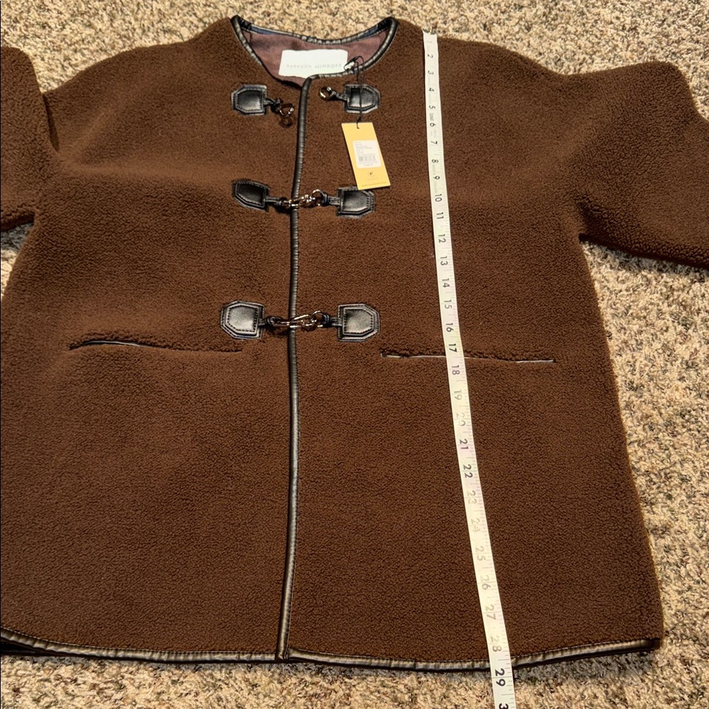 Rebecca Minkoff Shearling Toggle Jacket - Picture 6 of 9
